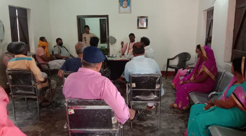 Instructed at the panchayat level to break the corona peace