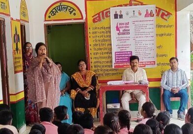 “स्वस्थ नारी सशक्त परिवार” अभियान के बारे में महिलाओं बच्चियों को किया गया जागरूक