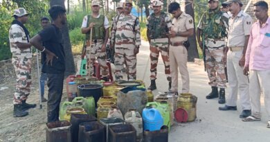 लकड़ी नवीगंज पुलिस की कार्रवाई से शराब के धंधेबाजों में दहशत