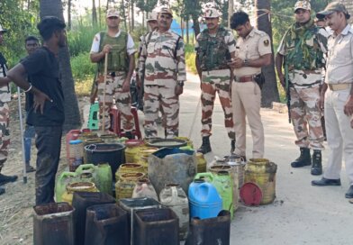 लकड़ी नवीगंज पुलिस की कार्रवाई से शराब के धंधेबाजों में दहशत