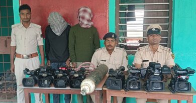 चोरी के दस कैमरा के साथ भगवानपुर हाट दो युवक को लकड़ी नवीगंज पुलिस ने किया गिरफ्तार