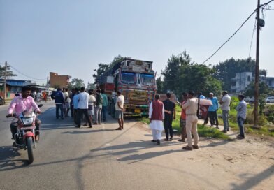 एक व्यक्ति को रौद कर भाग रहा ट्रक सहित चालक को पुलिस ने किया गिरफ्तार