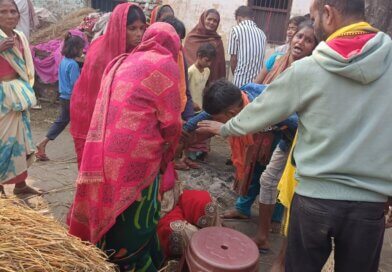 अज्ञात वाहन की धक्का से बाइक सवार एक युवक की मौत,दूसरा गंभीर रूप से घायल