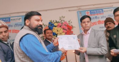 सेंट्रल बैंक ऑफ़ इंडिया के 115वें स्थापना दिवस के अवसर पर लगाया गया आरसेटी मेला